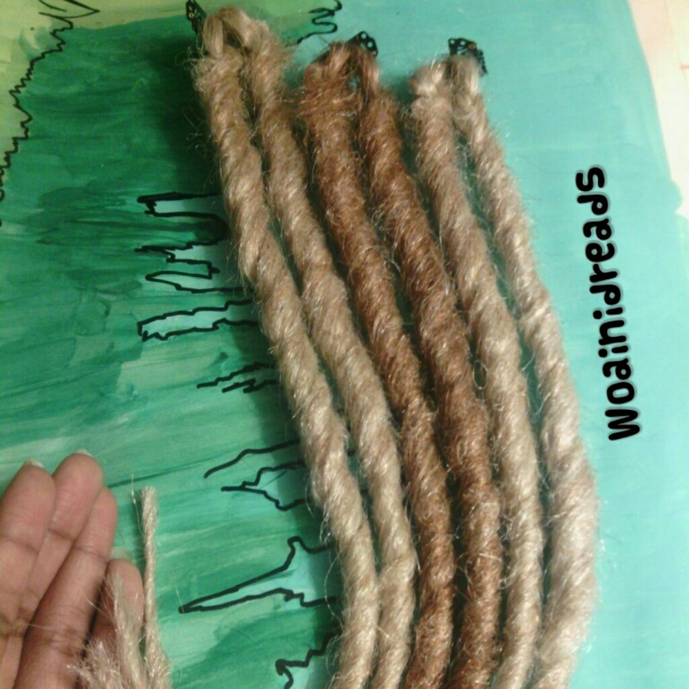 3 Clip in Twist Synthetic Dreads Medium As…